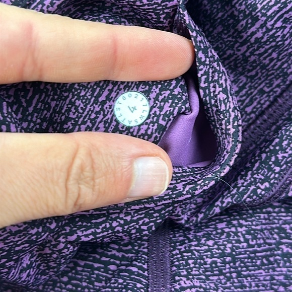 Lululemon Fast & Free 7/8 Tight II (Nulux 25") Salt Dark Mystic Black - Picture 7 of 7